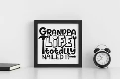 Grandpa Life Totally Nailed It Svg, Father's Day Svg. Product Image 7