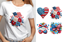 Patriotic Sublimation Bundle. Patriotic T-Shirt Design Product Image 2