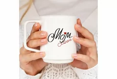 sublimation for mom mom love PNG, my mom is the best family Product Image 4