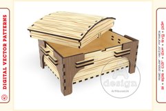 Box Organizer v19 - laser cut file - Glowforge ready SVG Product Image 6