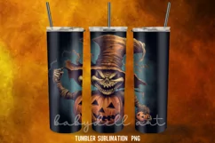 Pumpkin Halloween Tumbler Wrap Sublimation Desings Product Image 2