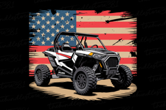 American Buggy Svg | 4th of July Svg | Svg Cut File Product Image 1