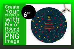 Cute Round Design for Keychains , Holiday Product Image 1