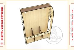 Wine Shelf v3 - laser cutting file - Glowforge ready SVG Product Image 6