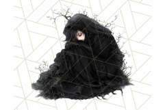 Dark Enchanted Princesses, Gothic Fairy Tale Clipart PNG Product Image 5