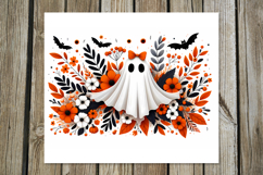 Cute ghost | Funny Halloween Skinny tumbler sublimation P2 Product Image 2