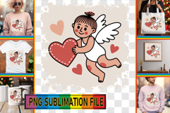 Cozy TOTE BAG Gift Ideas, Cupid Product Image 1