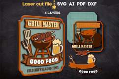 Father&#039;s Day Grill Bundle SVG laser cut files for Glowforge Product Image 6