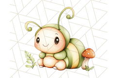 Cute Caterpillar Clipart PNG, Spring Bug Illustrations Product Image 2