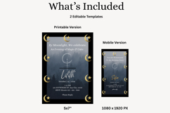 Birthday Invitation | Goth Witch Party Invitation canva edit Product Image 7