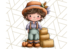 Woodland Autumn Parade Clipart PNG Fall Animals Product Image 2