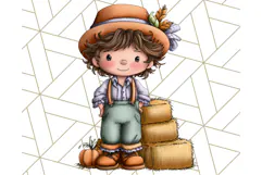 Woodland Autumn Parade Clipart PNG Fall Animals Product Image 2