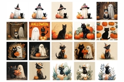 Halloween Black Cat Tumbler Bundle, Magic Tumbler Designs Product Image 6