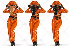 Cosy Halloween Girls Sublimation Design|7 PNG Files | 300DPI Product Image 7
