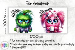 Sarcastic Coffee Mug Wrap | Both Side Funny Mug Wrap Product Image 2