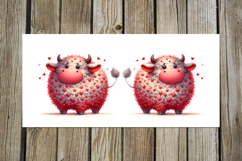 Valentine cow | 4 mug sublimation designs PLUS Product Image 2