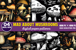 Mad About Mushrooms Pattern Bundle PNG Product Image 7