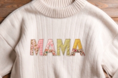 Vol. 7 Patchwork Fabric Mama - PNG Product Image 6