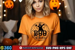 Boo y'all SVG, Halloween Door Sign SVG Product Image 3