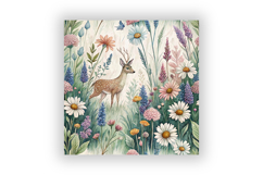 Wildflowers Seamless Book Cover Background, Floral Pattern Product Image 6