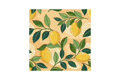 Mediterranean Citrus Grove Seamless Pattern, Digital Paper Product Image 6
