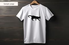 Black Cat Silhouette SVG Bundle | 20 Designs Product Image 4