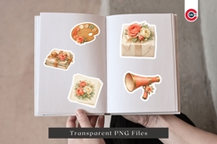 Vintage Botanical Branding Clipart Bundle Transparent PNGs Product Image 5