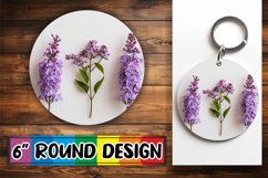 Elegant Petal Design PNG Wrap Keychain Product Image 1