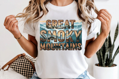 Great Smoky Mountains PNG, Vintage National Park Bear Design Product Image 6