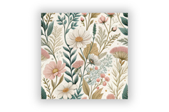 Vintage Wildflowers Seamless Pattern, Botanical Floral Product Image 6
