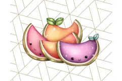 Princess Tea Party PNG Clipart with Teacups & Fancy Treats Product Image 2