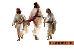 Watercolor Jesus Clipart Sublimation, PNG Product Image 1