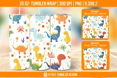 Children Toys Tumbler Wrap Designs, Sublimation Wrap Product Image 1