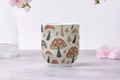 Scandinavian Mushroom Folk Art Paper Product Image 7