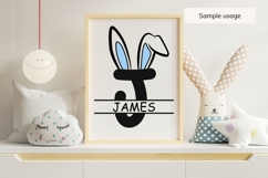 Bunny Ears Monogram SVG Bundle Product Image 6