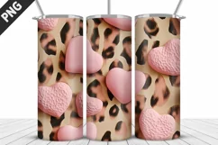 Valentines Love Skinny Tumbler PNG Wrap| Valentines Tumbler Product Image 3