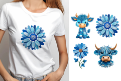 Denim Patchwork Sublimation Bundle. Denim Patchwork T-Shirt Product Image 7