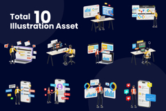 Marketing Activity 3D Illustration Pack Product Image 6