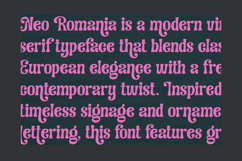 Neo Romania - Modern Serif Font Product Image 6