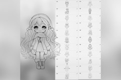 100 Procreate Chibi Xmas Dolls Stamp Brushes Product Image 7