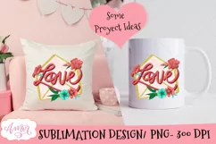 Love letter Sublimation Design, Valentine's day PNG Product Image 2