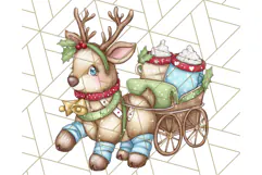 Christmas North Pole Village PNG Clipart, Cute Holiday Art Product Image 2