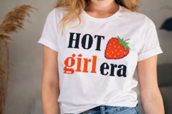 Cross stitch Hot girl era pattern strawberry and viral phase Product Image 6