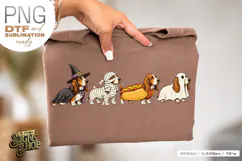 Halloween Basset Hound DTF PNG Product Image 3