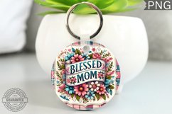 Blessed MOM - Keychain Sublimation Design Product Image 1