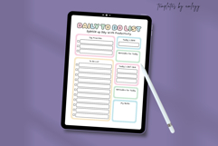 Free Kawaii Daily To Do List Planner Template | Cute Pastel Product Image 3