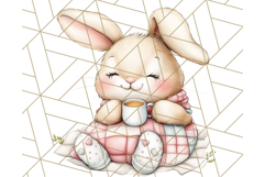 Warm &amp; Fuzzy Mornings PNG Clipart, Cozy Animal Art Download Product Image 2
