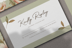 wedding invitation card set with beautiful floral watercolor Product Image 6