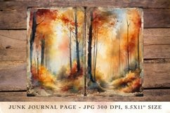 Printable Junk Journal Pages fall autumn 4 Product Image 1