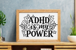 Adhd Is My Power Svg, Mental Health Svg, Adhd Mom Svg. Product Image 7